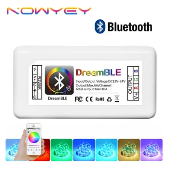 

RGB Controller 12-24V Bluetooth Smart Phone LED Controller for SMD 5050 2835 LED Strip Light RGB Tape