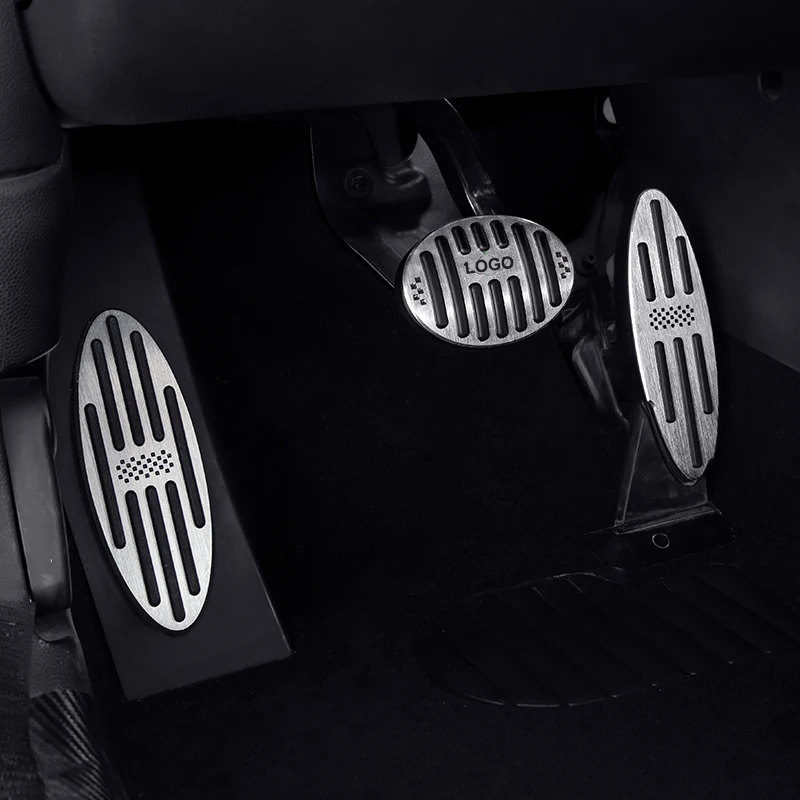 

For MINI Cooper R52 R53 R55 R56 R58 R59 R60 R61 F55 F56 F60 Accelerator Gas Fuel Brake Pedal Rest Pedal Pads Mat Car Accessories