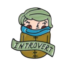 Oil Drop Alloy Brooch Creative Introvert Cowboy Badge Enamel Brooch Backpack Shirt Collar Brooch