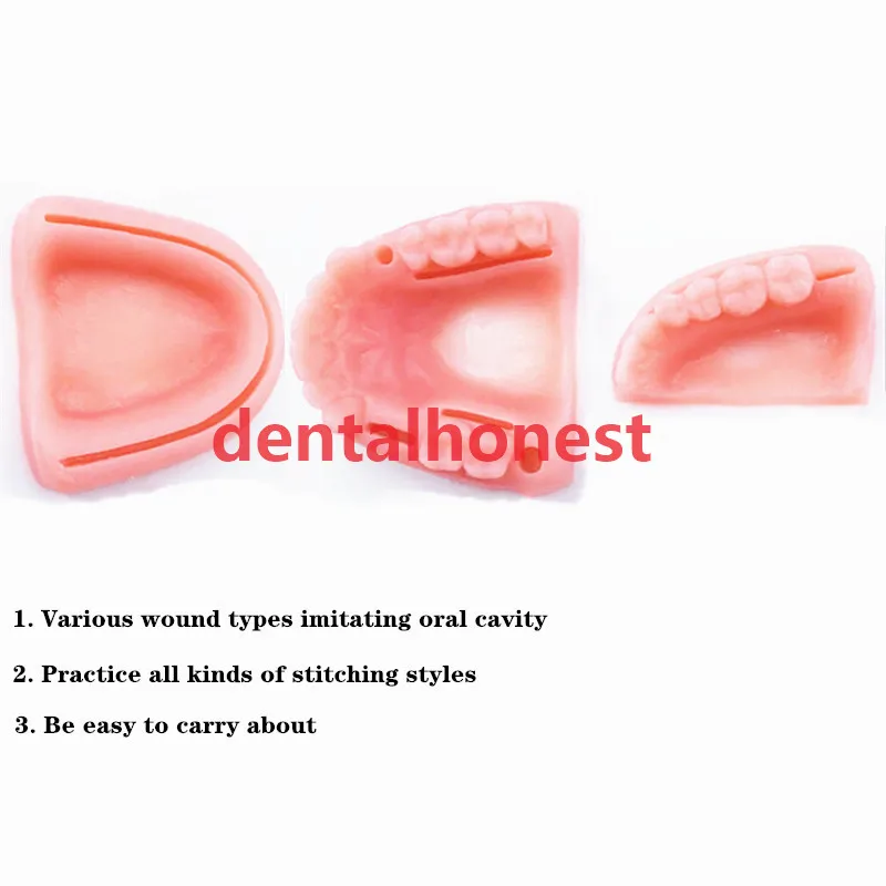 Стоматологический Оральный/резиновый шов тренировочный модуль силиконовый Пародонтит модель шва