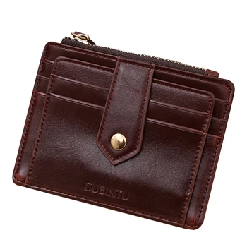

Men Women Portable Small Gift PU Leather Casual Solid Wallet Zipper And Hasp Purse Large Capacity Card Holder Coin Bag Soft