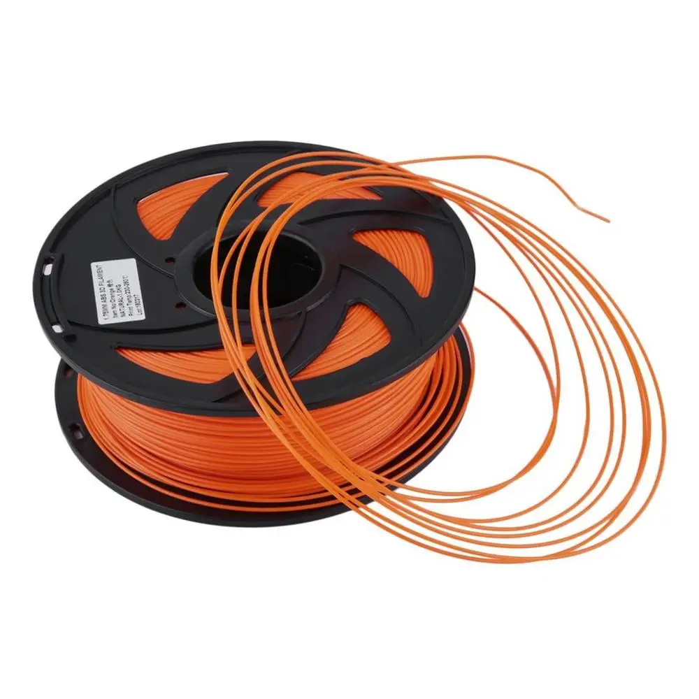 330 m 3D printing consumables 1.75mm wire diameter PLA material 1KG supplies 11 colors - Цвет: Orange