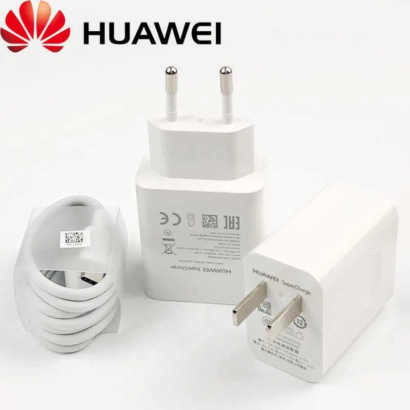 Оригинальное быстрое зарядное устройство huawei 22,5 Вт адаптер SuperCharge с европейской вилкой 5А кабель type C для mate 9 10 mate 20 pro Honor 10 V10 P20 30 pro