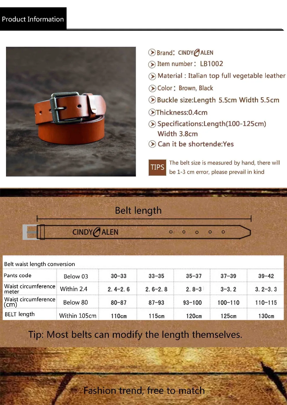 CINDY& ALEN мужские ремни коричневый винтажный джинсовый глянцевый ручной работы из натуральной кожи прочный роскошный ремень с пряжкой в стиле панк длинный ремень