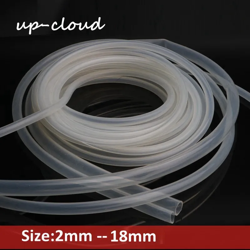 

3 Meters Food Grade Transparent Silicone tube/hose 4 6 8 10 16 20mm Out Diameter Flexible Rubber hose Silica gel Hose Beer Pipe