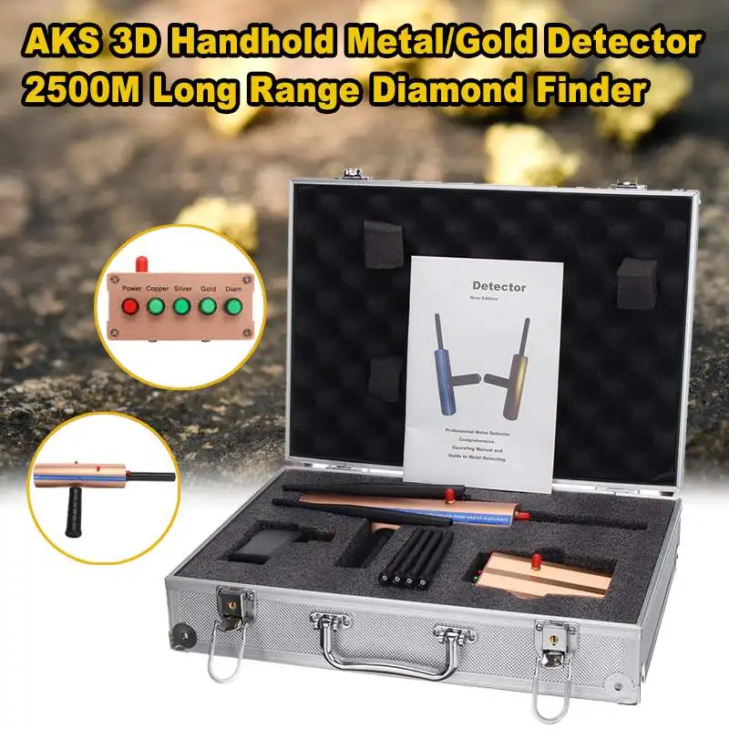 

3D Metal Detector Long Range Copper Underground Diamond Gold Silver Stones Intelligent Machinery Detect Copper