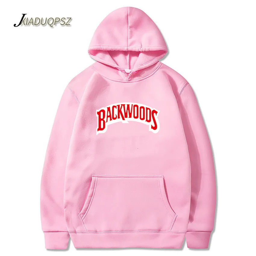 Бренд Мужская спортивная одежда модный бренд Backwoods принт мужские толстовки с капюшоном, пуловер хип хоп мужские s Cпортивные костюмы толстовки Толстовка свитер - Цвет: WM57-Pink