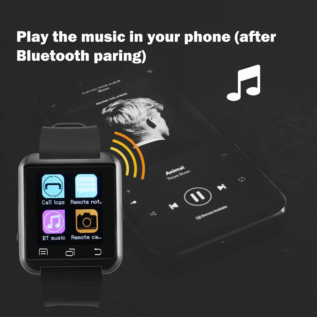 Многофункциональные Bluetooth V3.0 мужские часы EDR Смарт с телефон камера карта смарт
