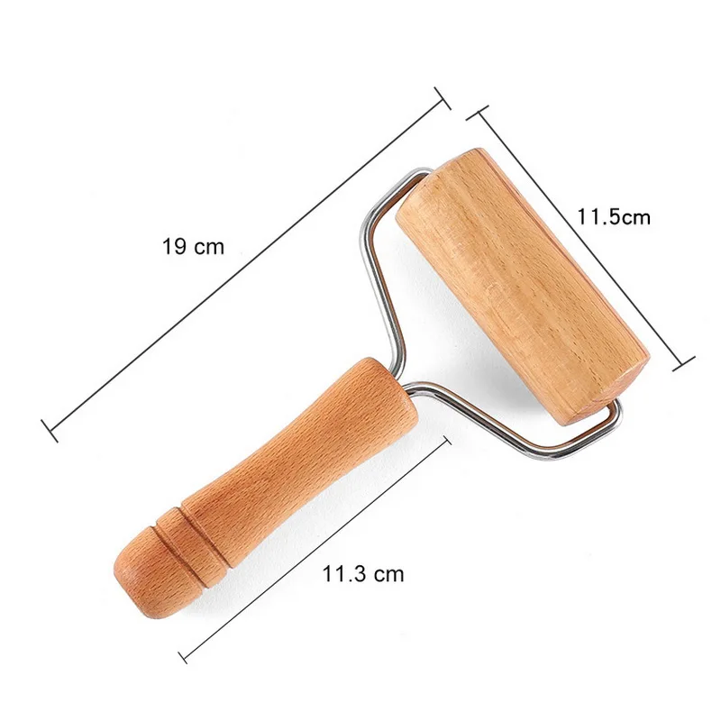 Wood Wooden Rolling Pin Fondant Cake Decorating Dough Roller Baking Tool &Handle Pasta, Bakery, Pizza Kitchen tool