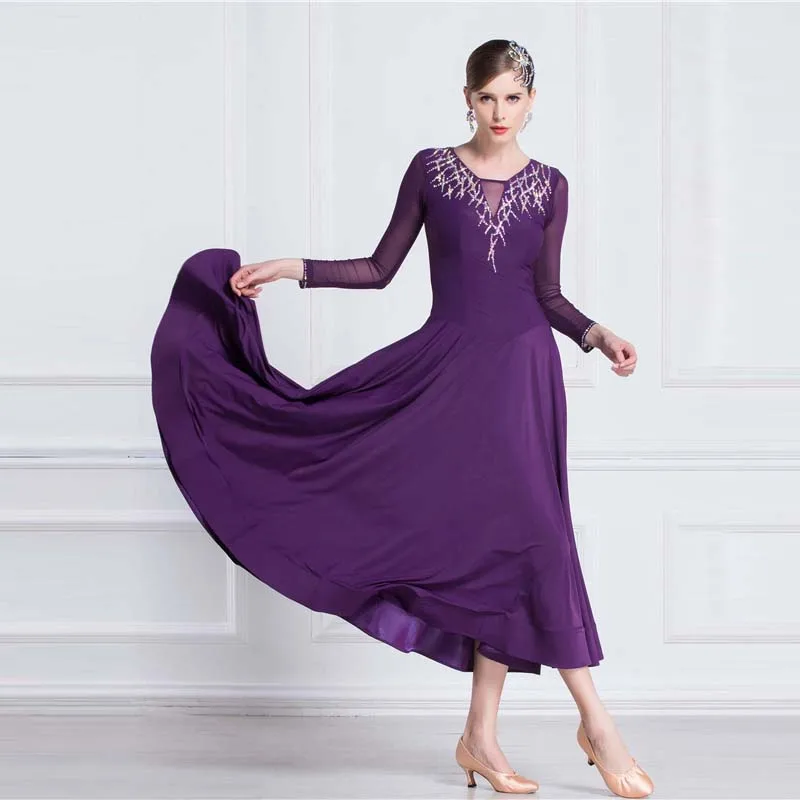 M-18228 Women ballroom dance training dress women sexy salsa arabic dance dress standard for ballroom dancing for children