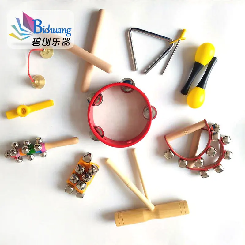 Детский набор игрушек десять наборов Orff ударный инструмент развивающая музыкальная игрушка