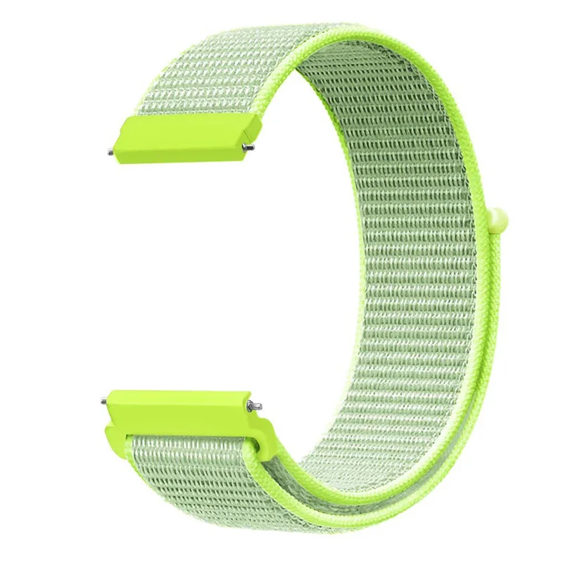 Flash Light 20 мм 22 мм часы нейлоновый ремешок для Huami Amazfit BipSport петля ремешок для Huami Amazfit GtR 47 мм 42 мм ремешок/Stratos/Pace - Цвет ремешка: Flash Light