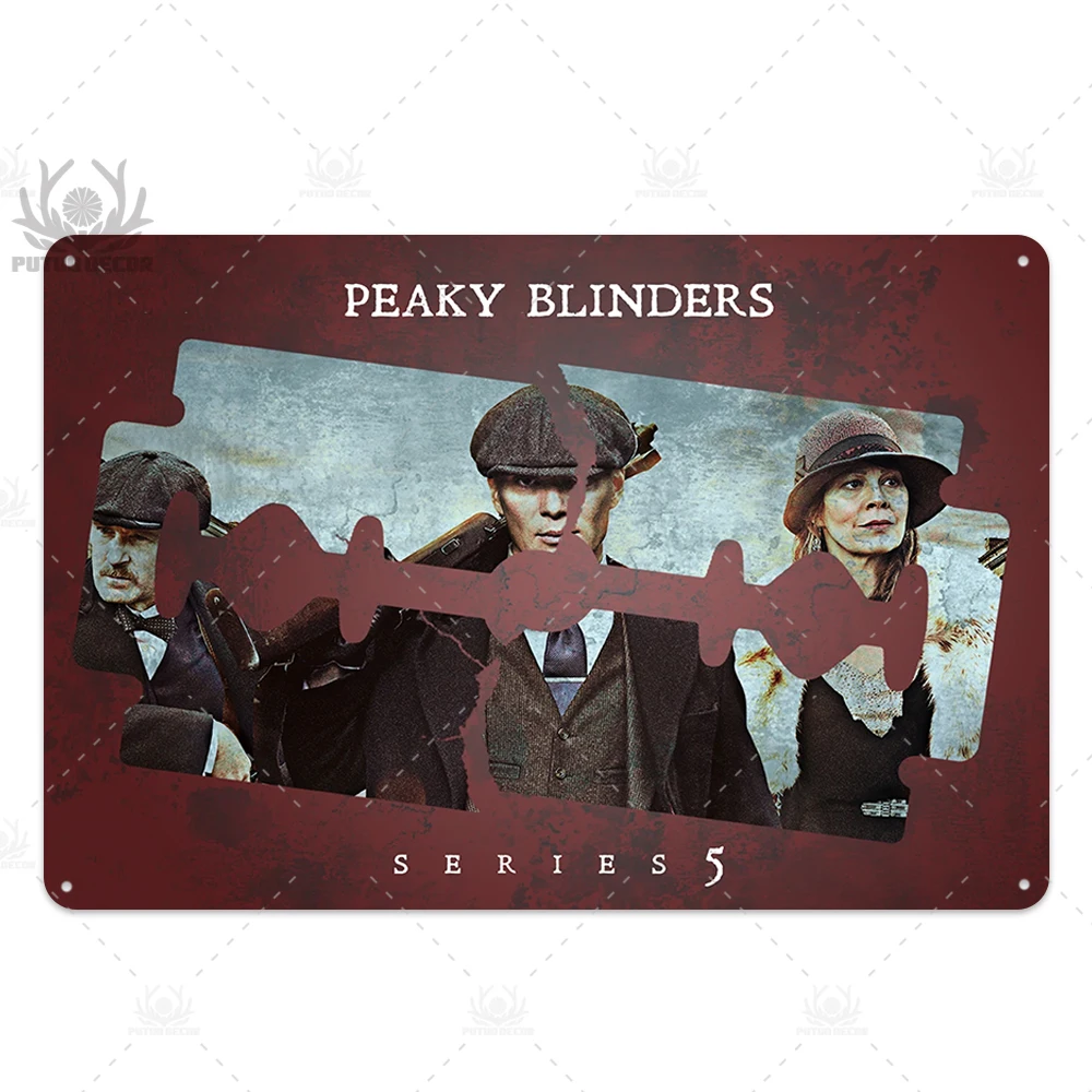 TH4815 Peaky Blinders металлический плакат оловянные знаки винтажные металлические знаки металлическая пластина для паба бар человек пещера Настенный декор - Цвет: TH4815
