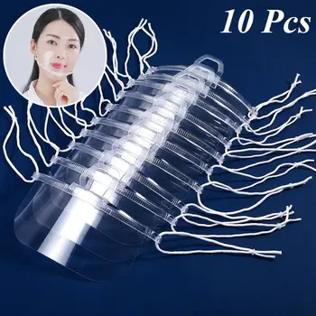 

Full Face Mask Face Shield Safety Protective Mask Anti-fog Dustproof Transparent Face Eyes Protector Safety Mask Oil-Splash