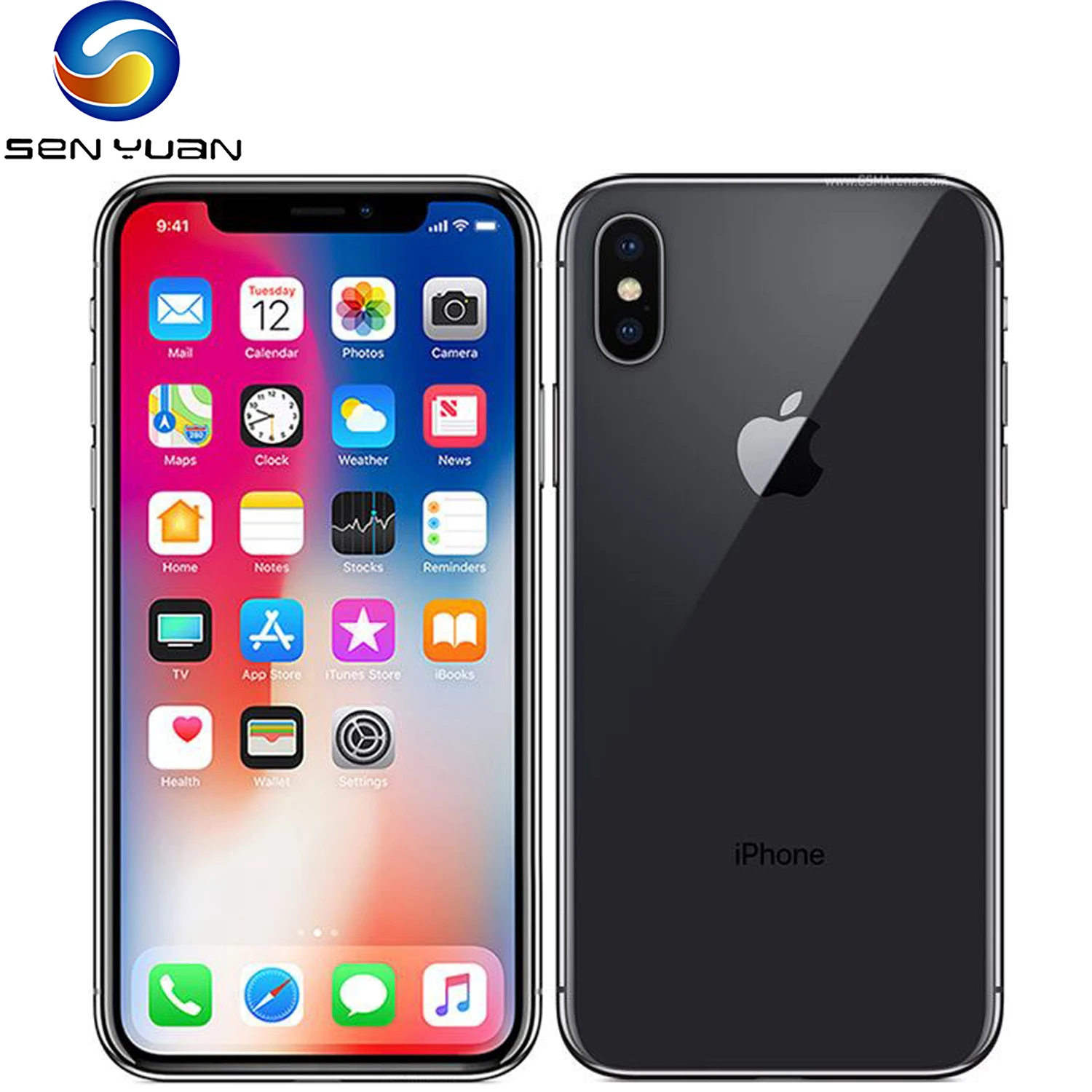 Original Apple iPhone X GSM desbloqueado 4G LTE 5,8 de doble cámara trasera 12.0MP 3G RAM 64G/256G ROM cara de teléfonos celulares