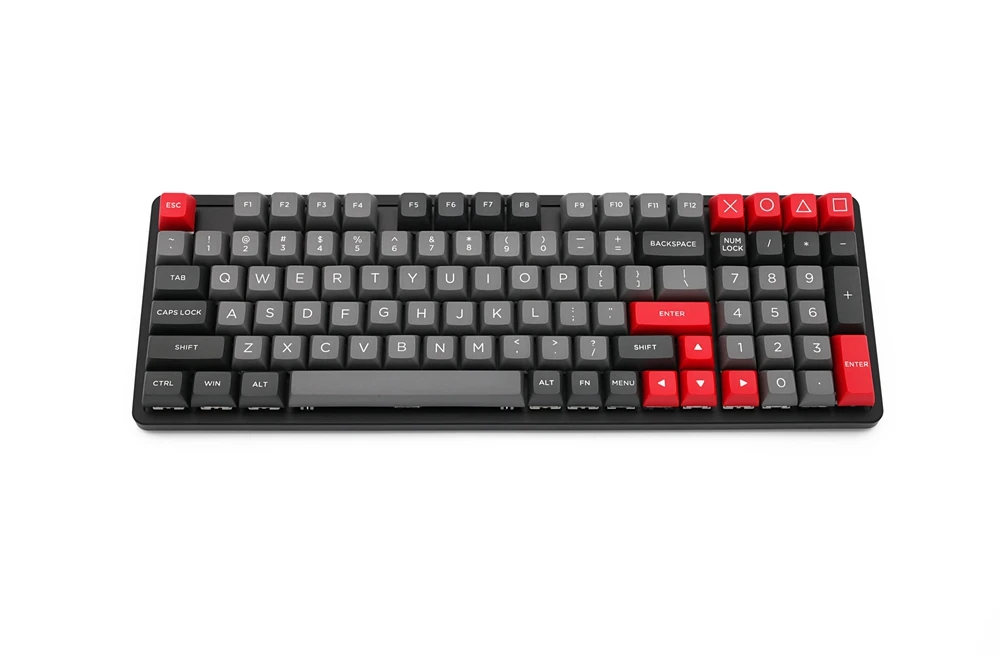 WINMIX pbt doubleshot keycaps osa profile dolch colorway для механической клавиатуры gh60 poker 87 104 108 xd64 xd75 xd68 xd84 xd96