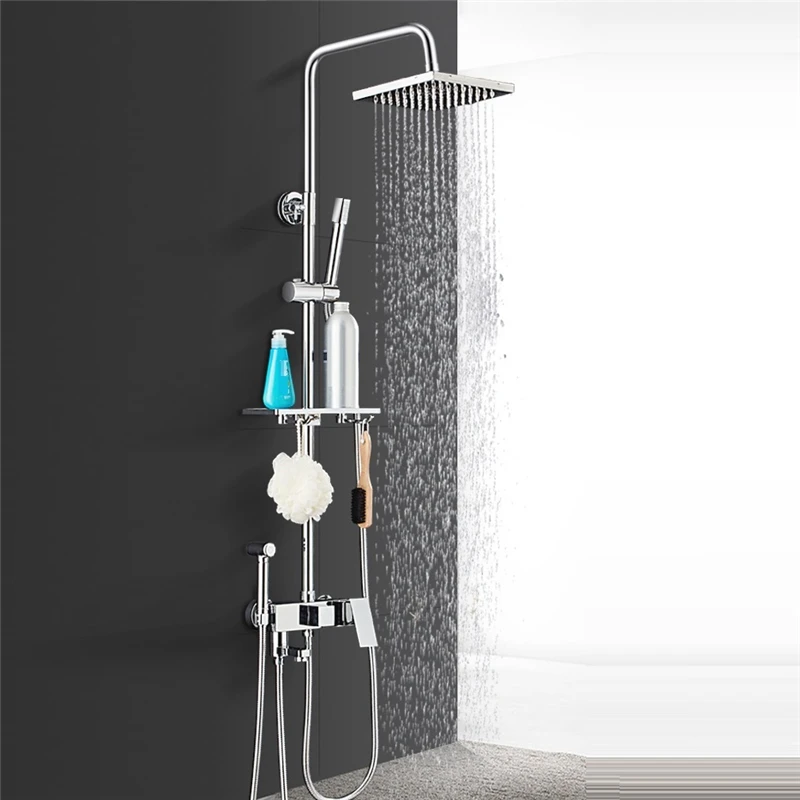 

Piscina Salle Bain Doccia Duschset Torneira Lavabo Conjunto De Regadera Do Banheiro Ducha Chuveiro Douche Bathroom Shower System