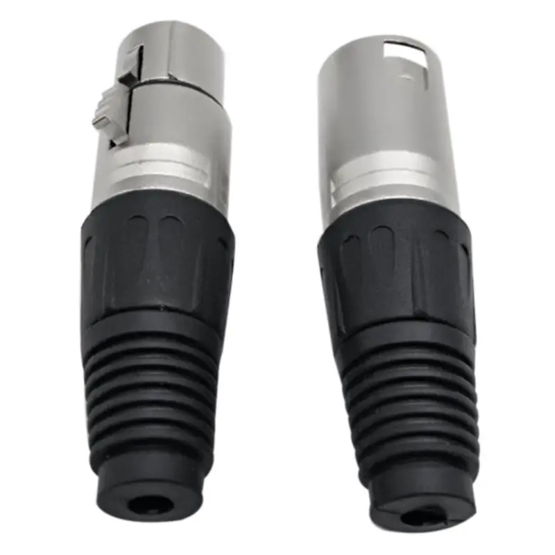 Мужской/женский XLR Jack 3 Pin микрофон аудио разъем(5 пар
