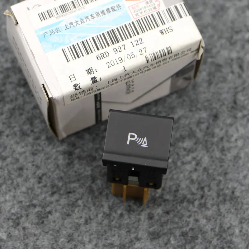 

Apply to Polo 2014-2018 Reversing radar switch Ops switch Parkassist switch 6RD 927 122 Original accessories