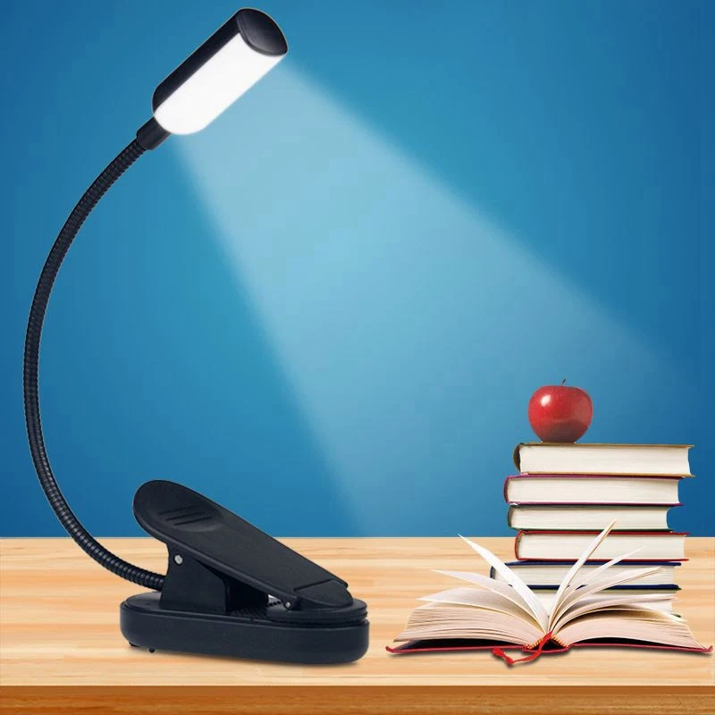 ABUI-Usb зарядка Led Настольная лампа с зажимом Гибкая Настольная лампа для прикроватного чтения книг лампа для чтения офисная работа детская Ночная Li