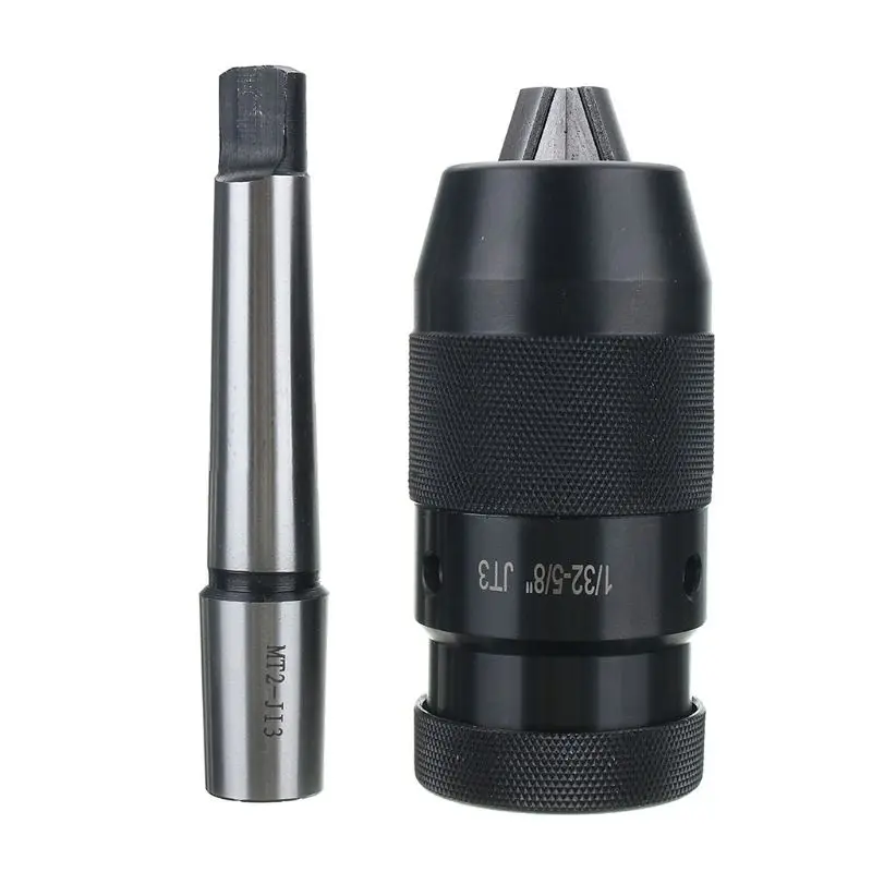 

2pcs MT2 B16 Self Tightening Drill Chuck 1-16mm Clamping Arbor Keyless Accessory