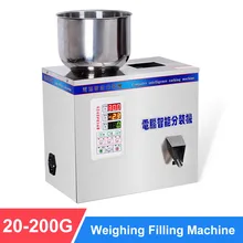 YTK 200 г машина для наполнения порошка гранул автоматическая машина для взвешивания машина для упаковки медлара для чайных бобов, семенная частица