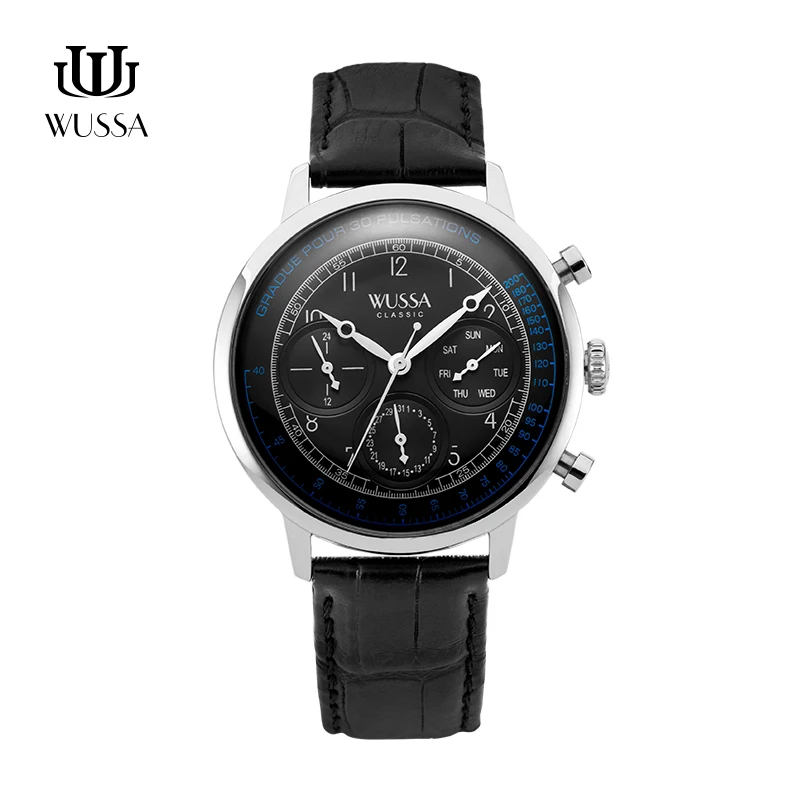 

WUSSA multifunctional men's quartz watch