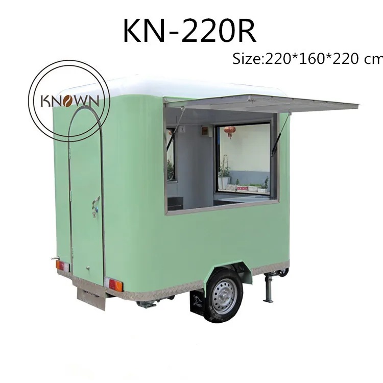 KN-220R Различные модели трейлеров для еды, уличные, используемые для напитков, закусок, тележка для еды - Цвет: KN-220R