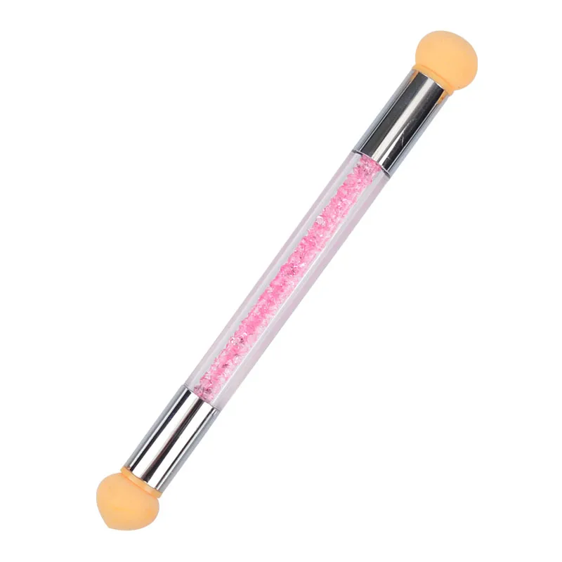 2 насадки губка для дизайна ногтей градиентная кисть акриловый Гель лак