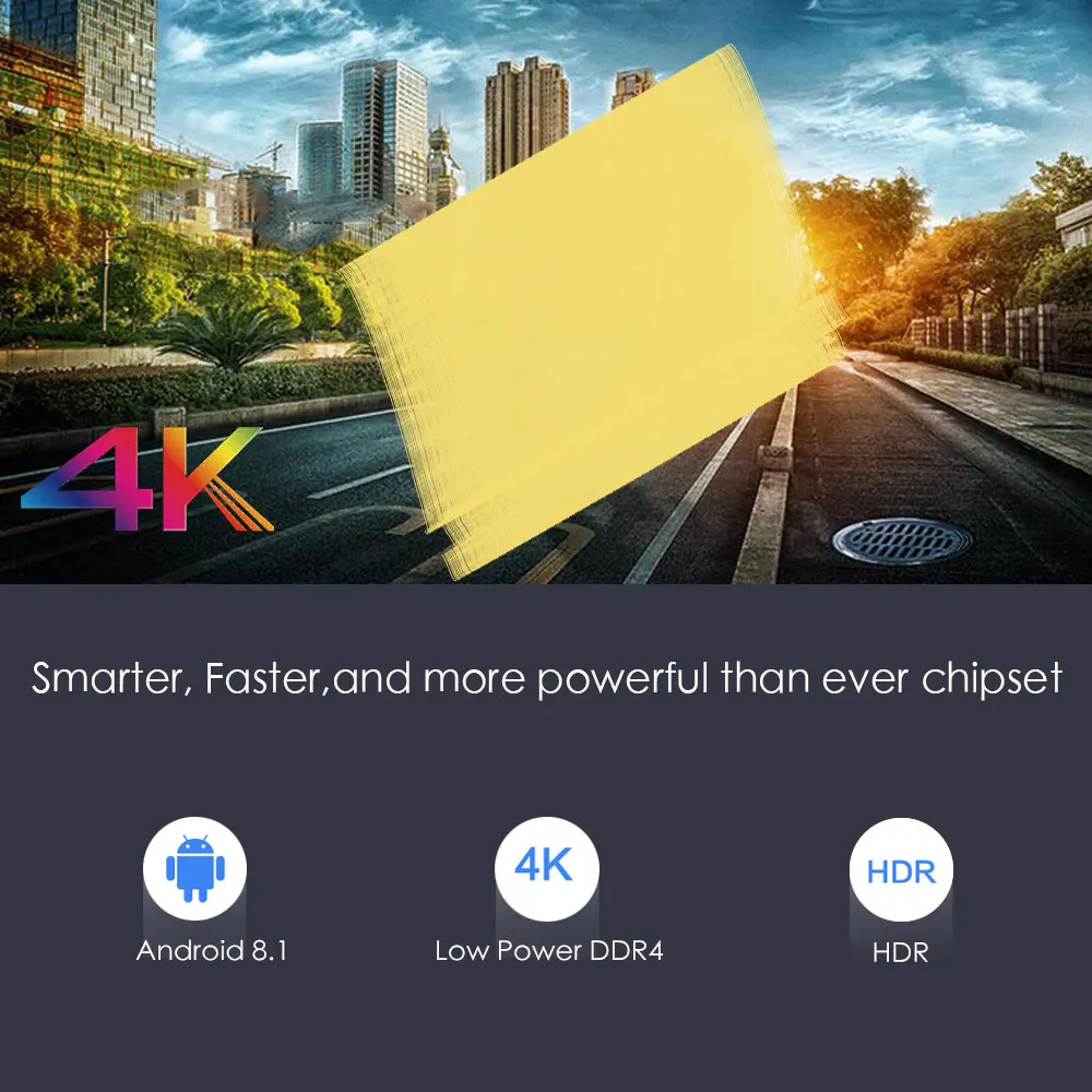 Мини-ПК X96S ТВ приставка Android 9,0 ТВ-карта DDR4 4 ГБ 32 ГБ Amlogic S905Y2 2,4/5G двойной wifi BT4.2 4K HD смарт-ТВ приставка PK H96 X96 MAX