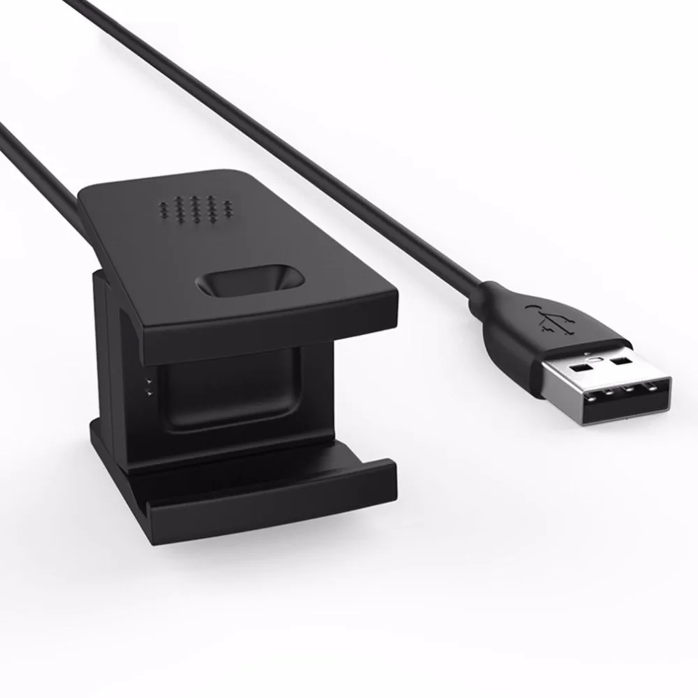 Черный usb-кабель для зарядного устройства, сменный usb-кабель для зарядного устройства, подходит для зарядки 2 браслетов