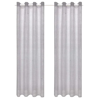 

Vidaxl woven curtain 2 PCs Striped 140x225 cm Gray