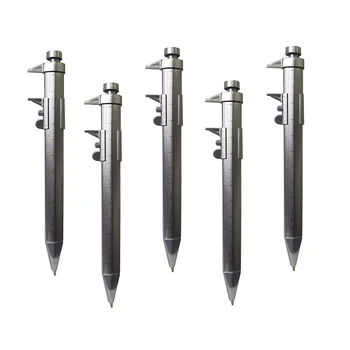 

Caliper pen Wholesale Multifunction 0.5mm Gel Ink Pen Vernier Caliper Roller Ball Pen Stationery Ball-Point Pens15-100 Pcs