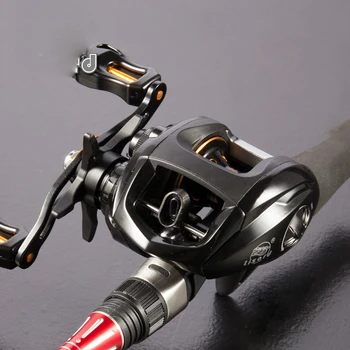 

6.3:1 high speed baitcast fishing reel left/right handle 10+1 Ball bearing magnetic brake lightweight rock sea fishing wheel