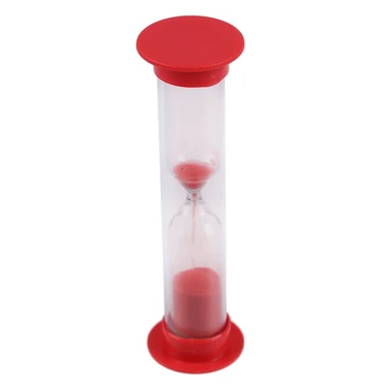 

1 Minute Cute Plastic Sand Timer Red