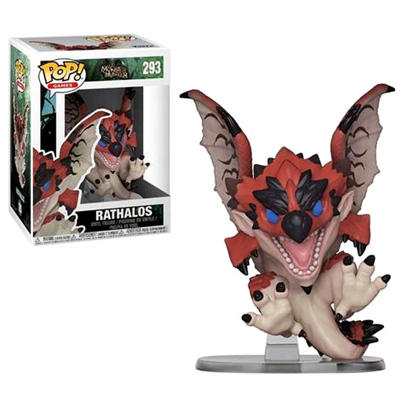 FUNKO POP Новое поступление Монстр Охотник раталос 293# зиногри 294# фигурки модель куклы игрушки Дети Рождественские подарки на день рождения - Цвет: with box 293