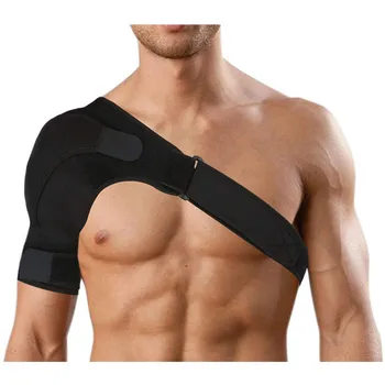 

Adjustable Left/Right Shoulder Support Bandage Protector Brace Joint Pain Injury Shoulder Strap Tennis Sport Training Equipment