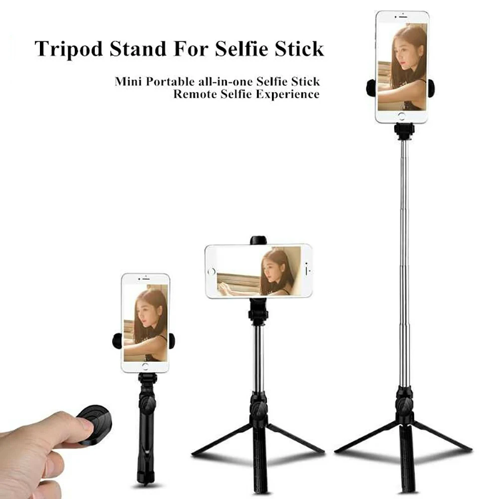 VTIN XV920 3 in 1 Wireless Bluetooth Selfie Stick Mini Selfie Tripod with Remote Control For iPhone Huawei P20 Portable Monopod (2)