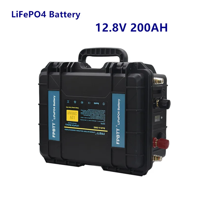 Аккумулятор LiFePO4 12 В 200 ач литий-железо-фосфатный аккумулятор с зарядным