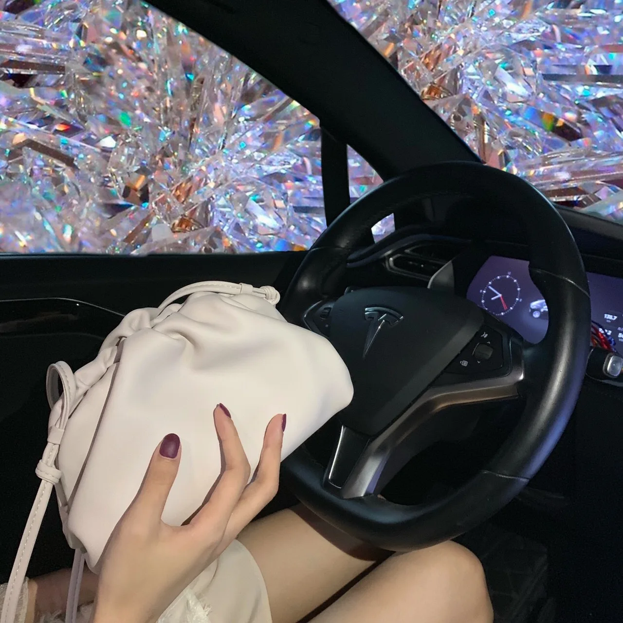Женская сумочка 2019 мягкая Сумочка модная на одно плечо облачная сумка складная