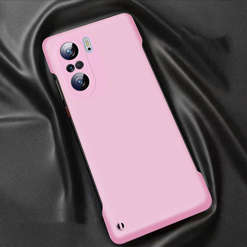 Für Xiaomi POCO F3 Hülle Matte rahmenlose harte PC-Abdeckung für Mi 11T 10T 11 Lite Redmi Note 9t pro 10s 10 9 9s 8 Pro Max Sho_voghion.com