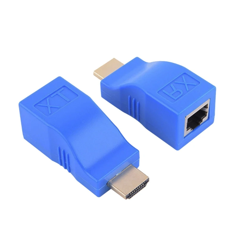 45BD RJ45 Coupler Ethernet Lan Extension Connector 4K HDMI-compatible Cat6 Cat5e Female to Female(1 Pair) | Компьютеры и офис