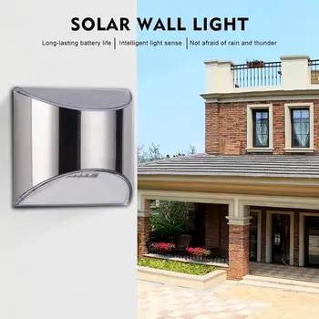 

Solar Walkway Lights Street Lamp Wall Light Landscape Garden Patio Lighting Security Eco-Friendly Durable