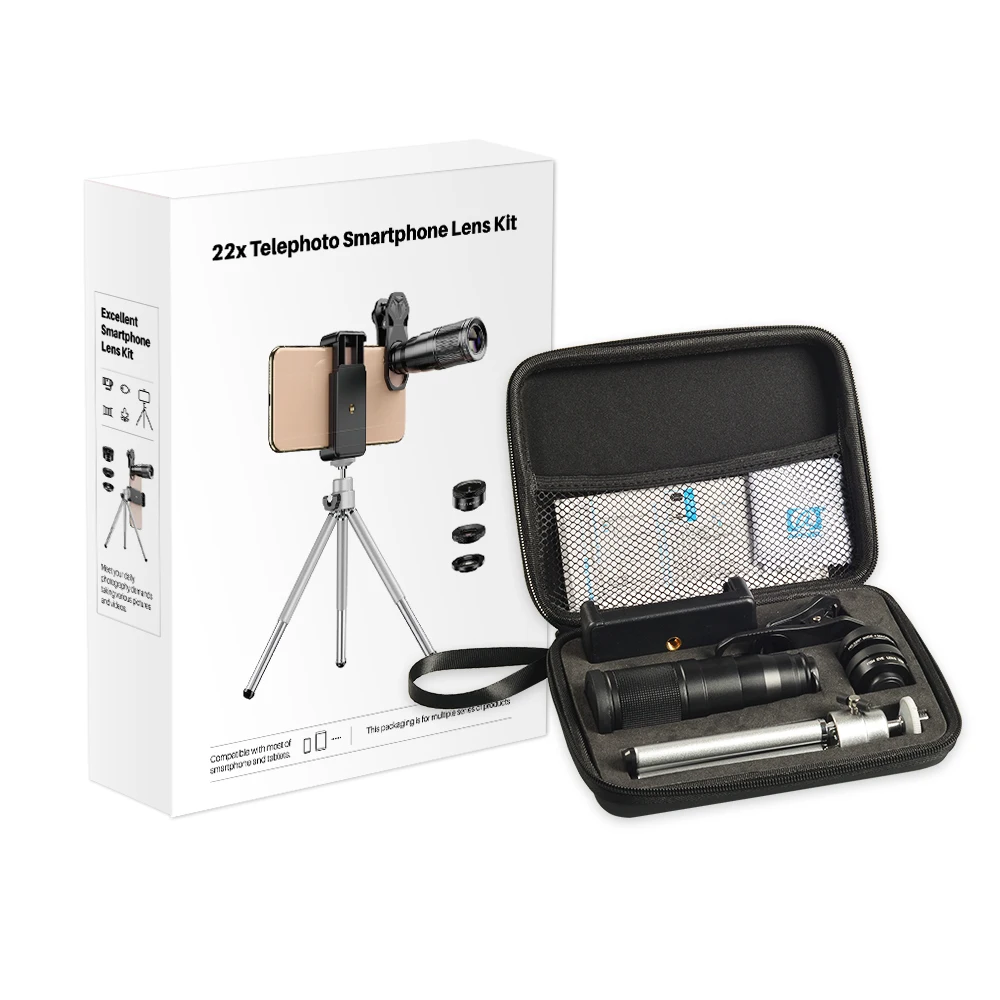 スマホアクセサリー APEXEL 30X Telephoto Lens Kit Amazon.com: APEXEL High Power 30X HD Telephoto Lens for iPhone