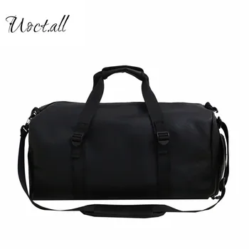 

Travel bag men's tide brand hand travel luggage bag fitness exercise shoulder bag messenger bag pu soft leather backpack