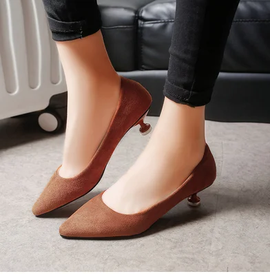 

Ladies Offer Shoes Low Heel Comfortable Pointy Toe Princess Slip-ons Stilettos Pumps Black Yellow Wide Fits Light 40 35 Lovely