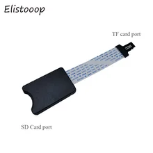 Tf ao micro cartão sd cabo de extensão flexível extensor adaptador zip extensão cabo cartão de memória extensor cabo linker 25cm 48cm 62cm