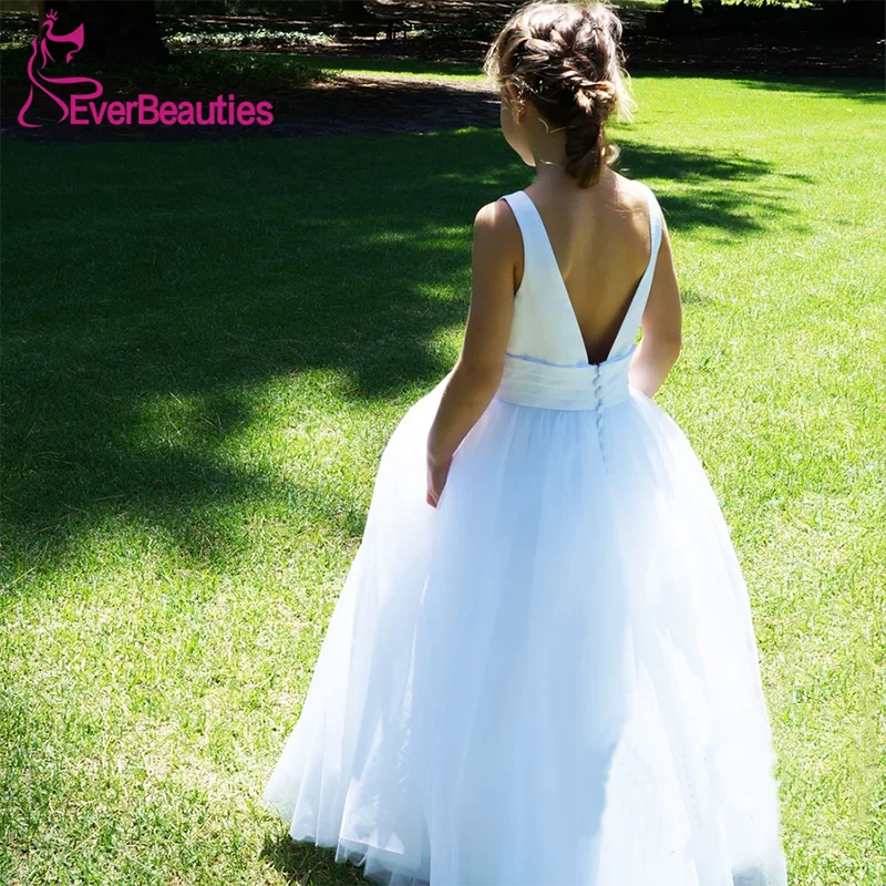 Vestidos De Comunion/Платья с цветочным узором для девочек; коллекция года; праздничное платье из тюля для девочек; vestidos De Comunion; бальное платье; платья для причастия