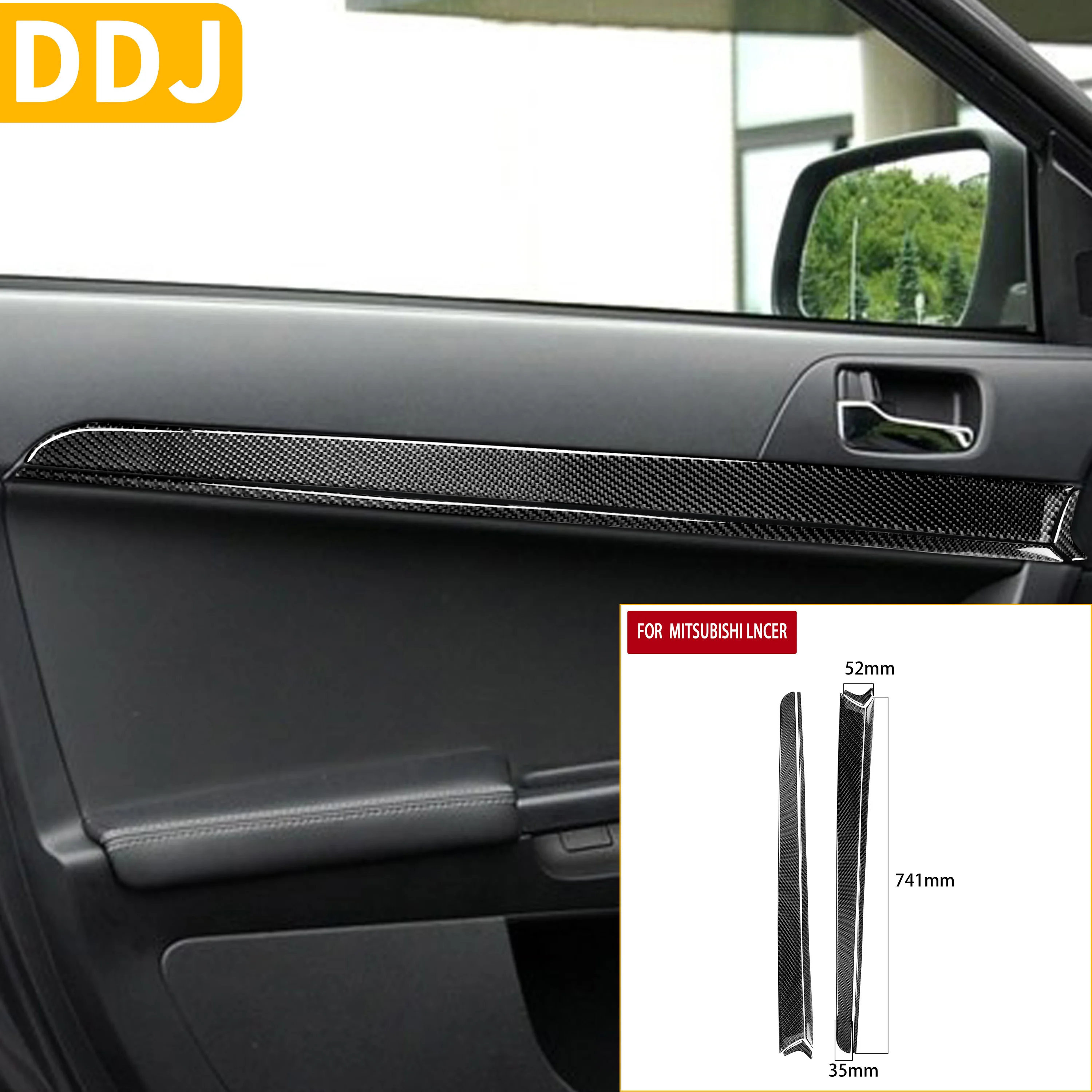 ForMitsubishiLancerEVOXMR20082015BothSideCarDoorPanelTrim