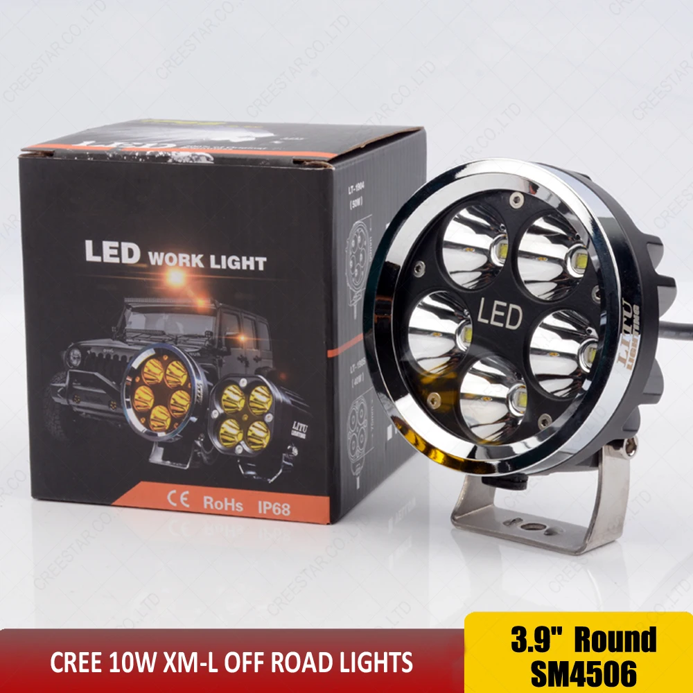 Популярные Противотуманные фары 4 дюйма Малый размер высокой мощности 50 Вт 4800